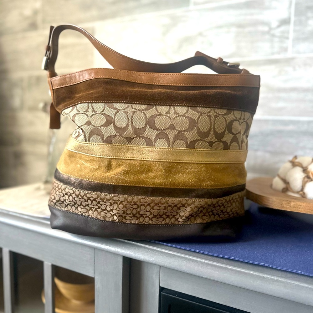 Genuine Coach Patchwork tote
